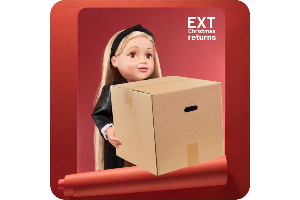 Extended Christmas returns. Items purchased from Friday 26 September 2025 to Thursday 25 December 2025 can be returned right up to Saturday 31 January 2026.