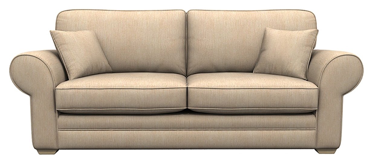 Heart of House Chedworth 3 Seater Beige Fabric Sofa Review