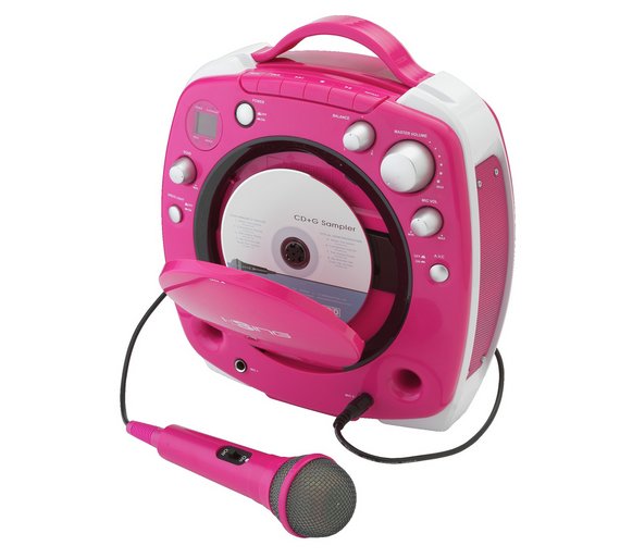 Buy ISing ISK71300PNK Karaoke Machine with Flashing Lights at Argos