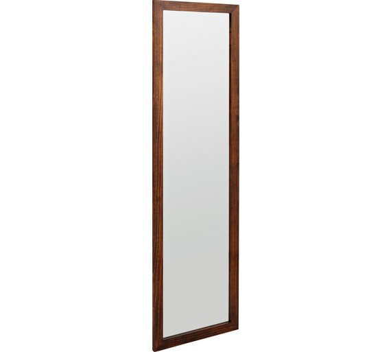 Buy HOME Wooden Full Length Wall Mirror Walnut at Argos.co.uk Your