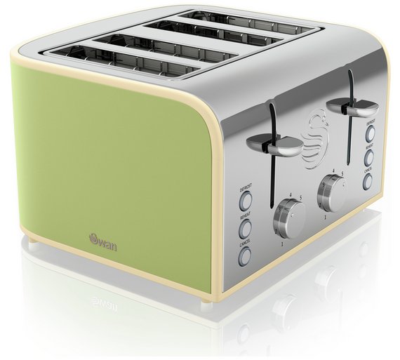 Buy Swan Retro 4 Slice Toaster Green at Argos.co.uk Your Online
