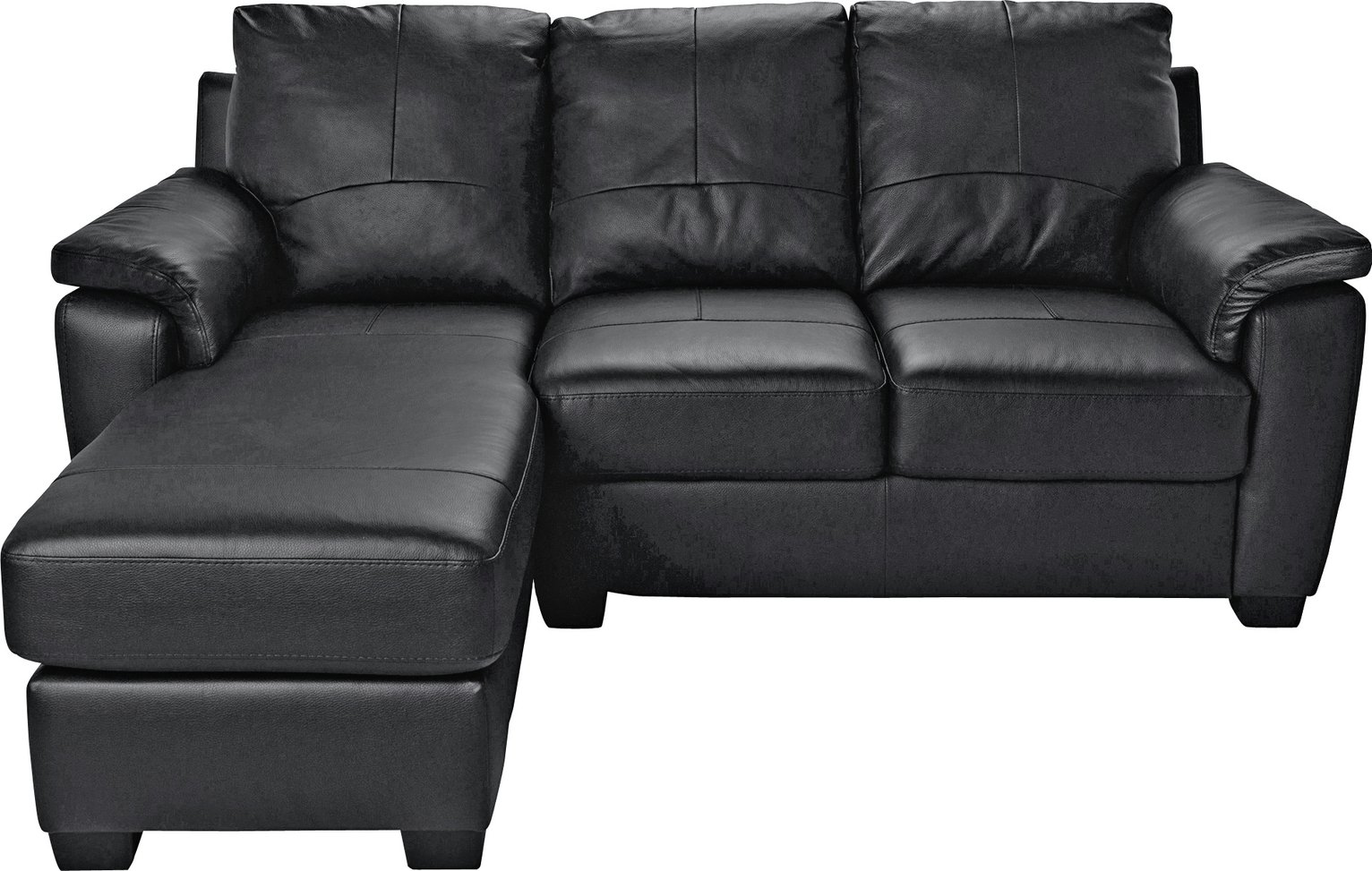 HOME - Antonio - Leather/Leather Eff Left Corner Sofa Review