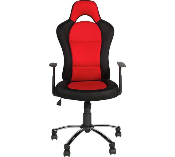 Buy HOME Gaming Adjustable Office Chair Black and Red at Argos.co.uk Your Online Shop for