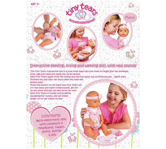 Buy Tiny Tears Classic Electronic Doll at Argos.co.uk Your Online