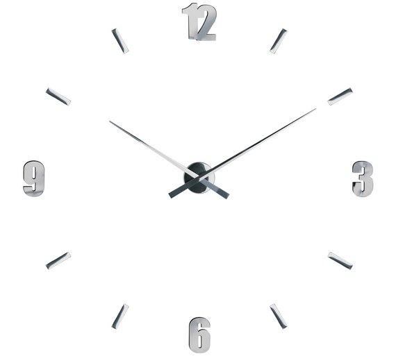 Buy Premier Housewares Mirrored Customisable Wall Clock at Argos.co.uk