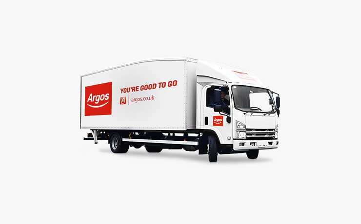 An Argos lorry.