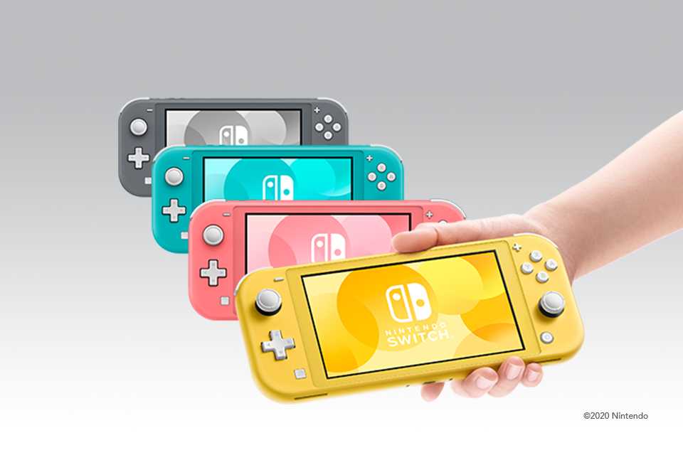 A Nintendo Switch Lite.