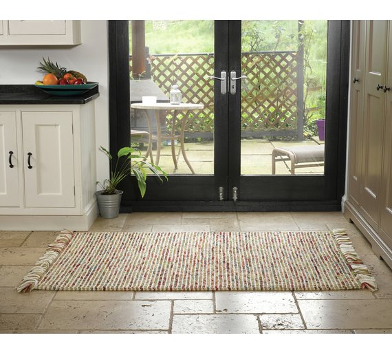 Buy Textura Terracotta and Green Rug 160 x 230cm at Argos.co.uk