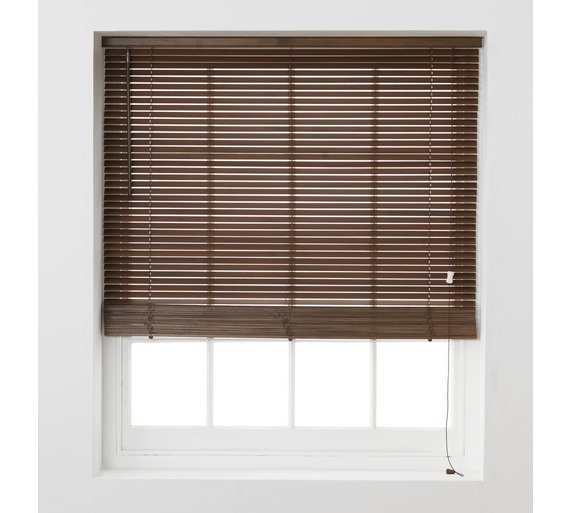 Buy HOME Wooden Blind 4ft Walnut at Argos.co.uk Your Online Shop for Blinds