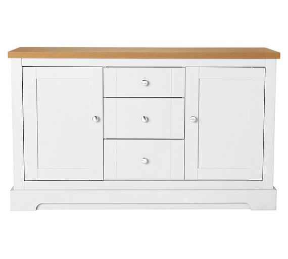 Buy Heart of House Westbury 2 Door 3 Drawer Sideboard White at Argos