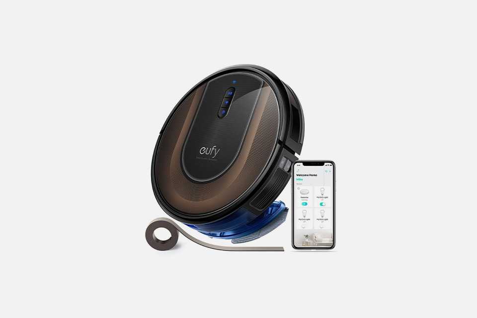 A black eufy G30 Hybrid vaccum.