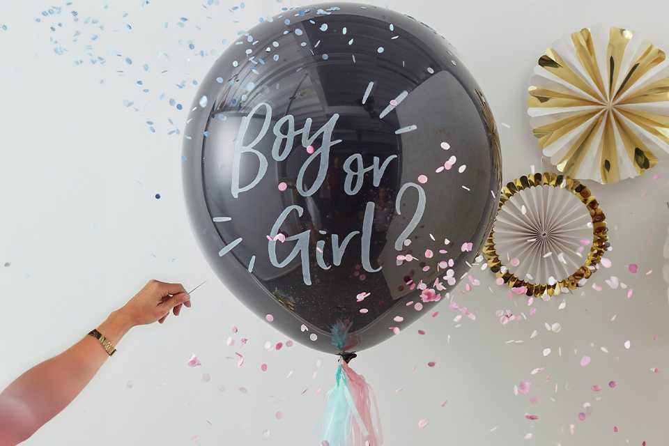 Ginger Ray Gender Reveal Balloon.