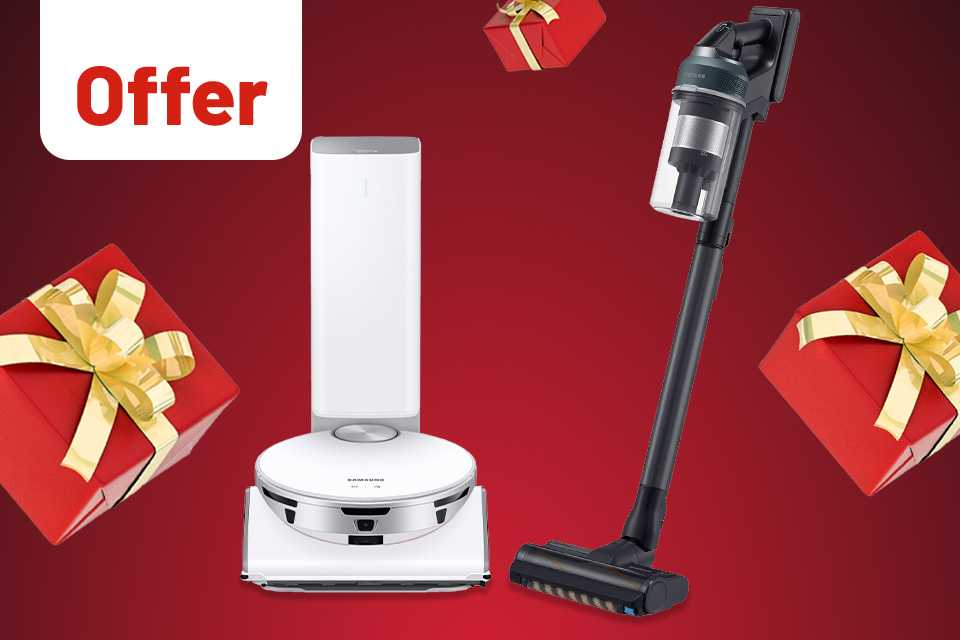 Save 20% on Samsung floorcare. Use code SAMSUNG20 at the checkout.