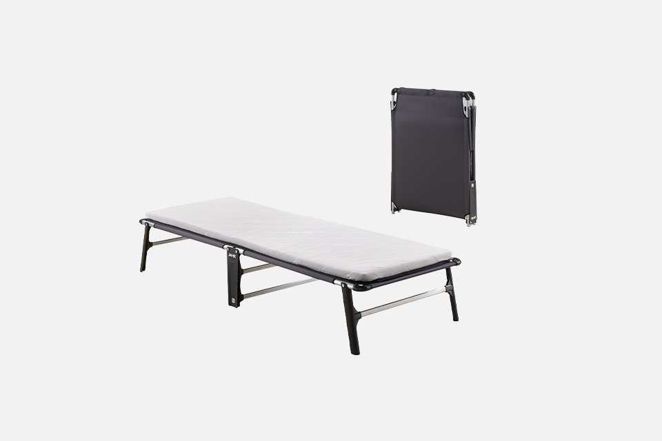 Jay-Be® Compact single folding bed with mattress.