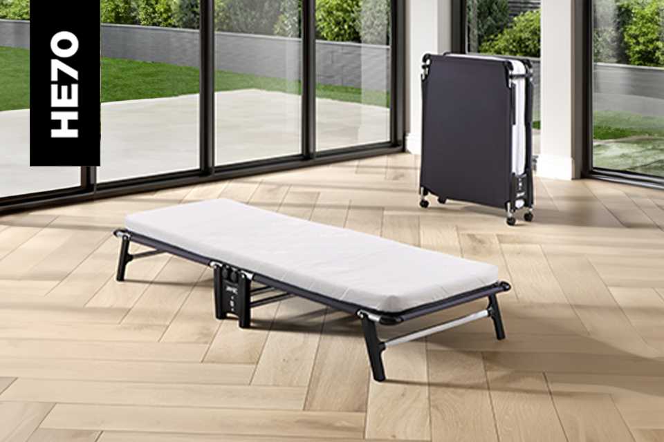 Jay-Be® Hideaway single folding bed with e-Fibre mattress.