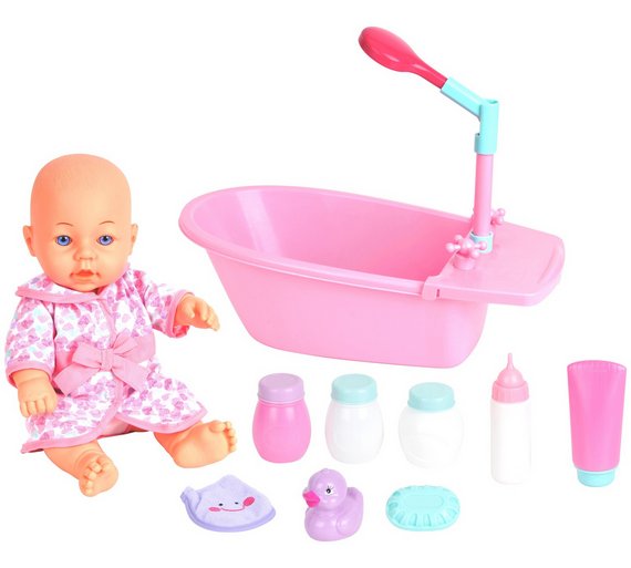 Buy Chad Valley Babies to Love 12 Piece Doll and Bathtime Set at Argos