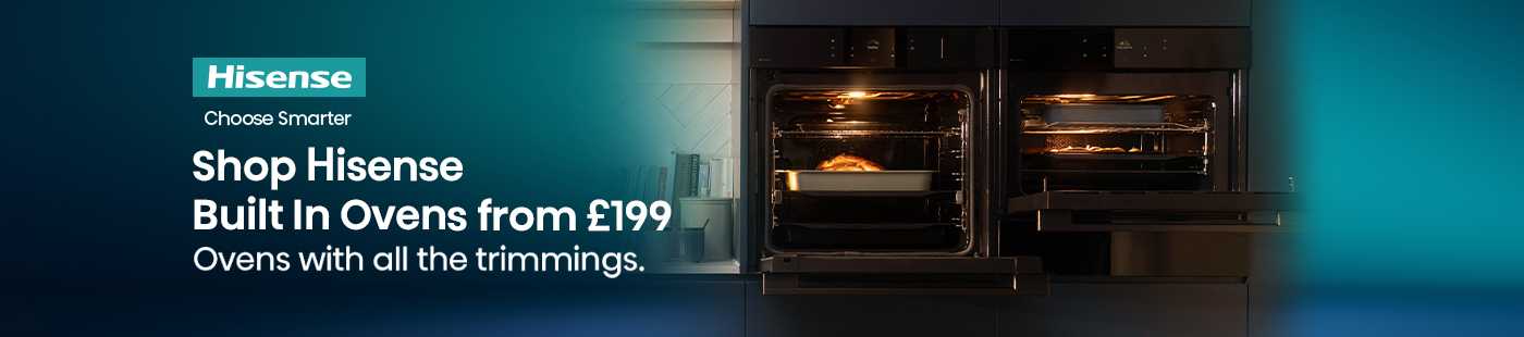 Choose Smarter Shop Hisense Built In Ovens from £199. Ovens with all the trimmings.