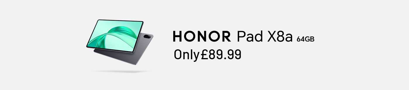 Honor Pad X8a 64gb. Only £89.99.
