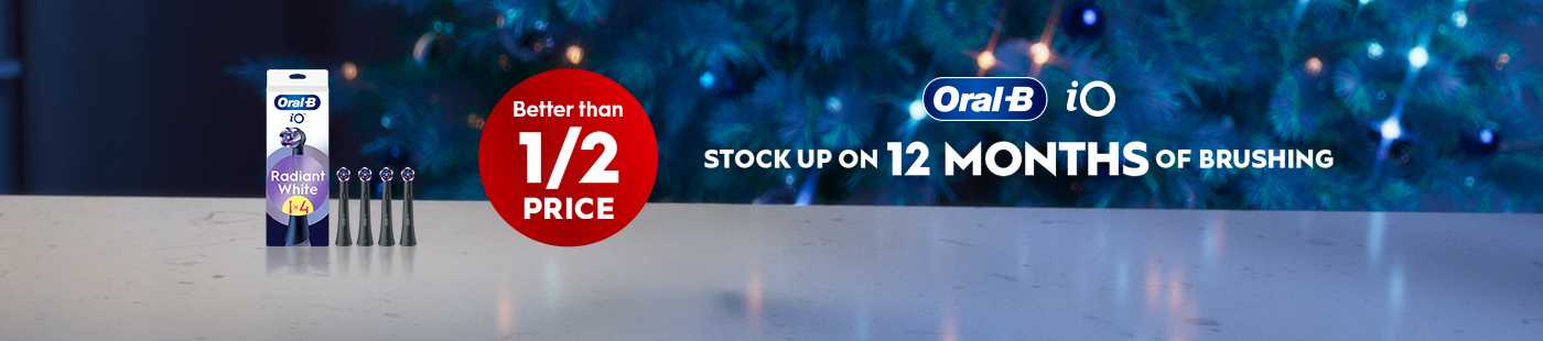 Oral-B. Stock up on 12 months of brushing.