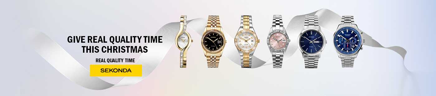 Sekonda. Give real quality time this Christmas.