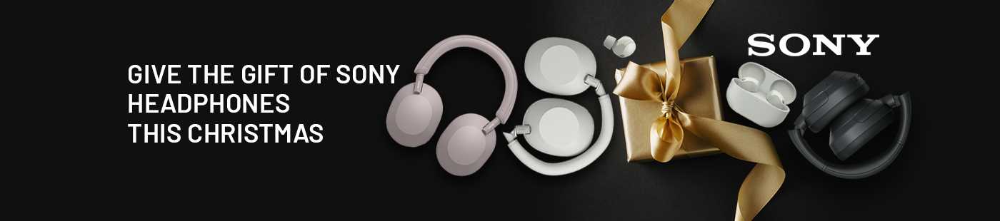 Sony. Give the gift of Sony headphones this Christmas.