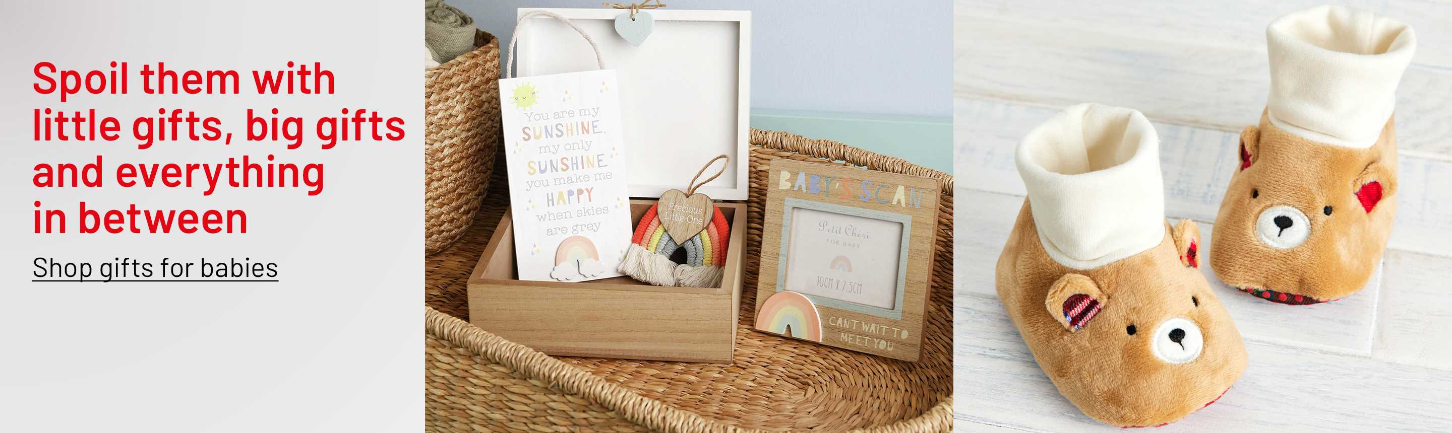 Petit Cheri Gift Set and Christmas Bear Borg Booties up to 3 months.