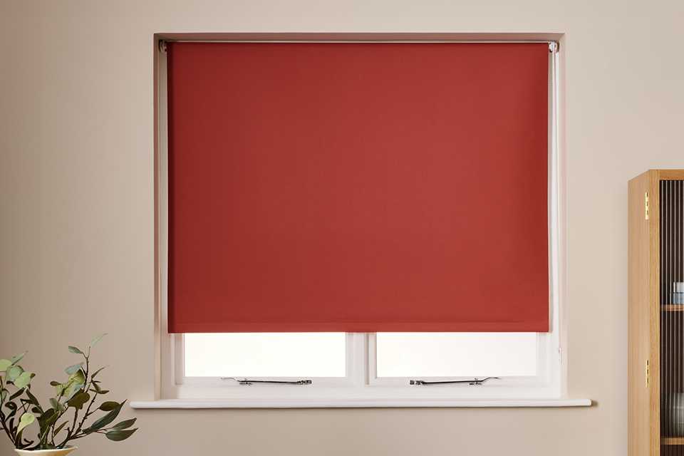 Habitat Blackout Cinnamon Roller Blind - 60cm.