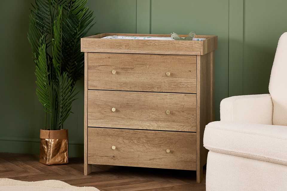 OBaby Nika Changing Unit - Oak.