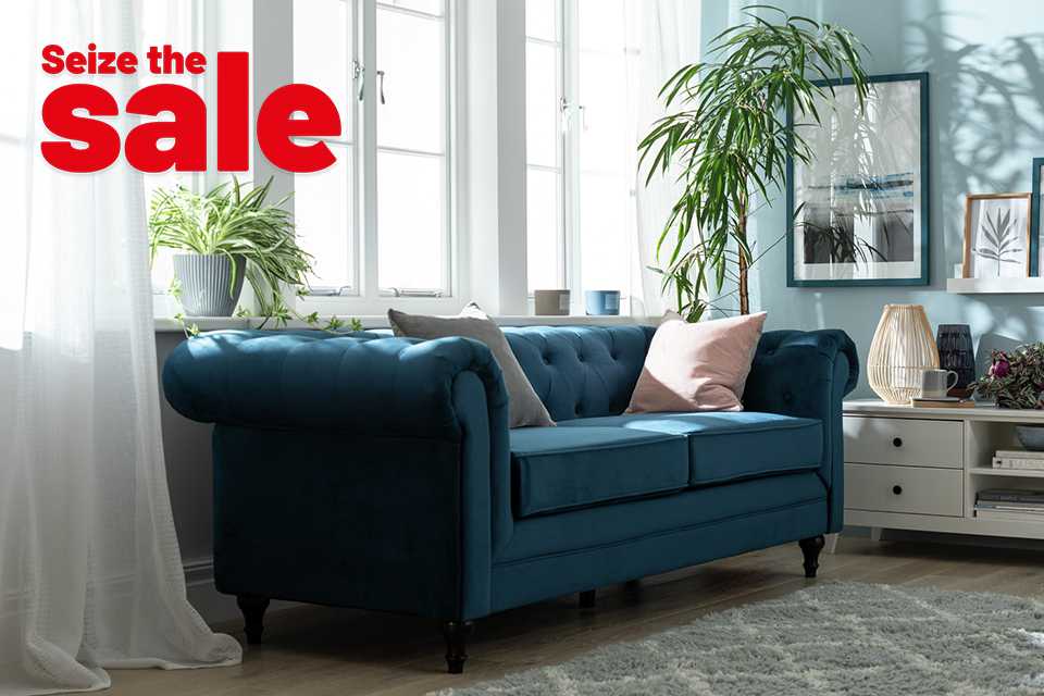 Seize the sale. Save up to 50% on selected furniture.