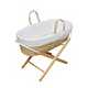 Kinder Valley Waffle Moses Basket & Folding Stand.