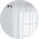 Argos Home Floral Pencil Pleat Voile Curtains Panel - White.