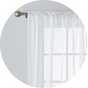 Argos Home Floral Pencil Pleat Voile Curtains Panel - White.