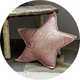 Bambino Little Star Cushion - Blush - 30x30cm.