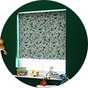 Habitat Kids Blackout Green Roller Blind.