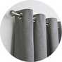 Habitat Textured Plain Blackout Lined Eyelet Curtains - Grey.