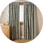 Argos Home Jacquard Pencil Pleat Curtain - Green.