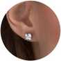 Stud earrings.