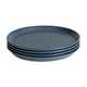 Habitat Addison 4 Piece Stoneware Side Plate - Blue.