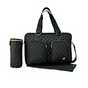 My Babiie Deluxe Changing Bag - Black Quilted.