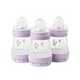 MAM Easy Start Anti-Colic 160ml Baby Bottle 3 Pack - Lilac