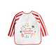 Christmas Dinner Print Long Sleeve Bib One Size.