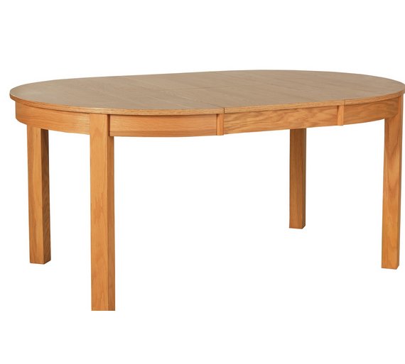 Buy Collection Massey Wood Effect Extendable Oval Dining Table at Argos