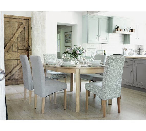 Buy Collection Massey Wood Effect Extendable Oval Dining Table at Argos