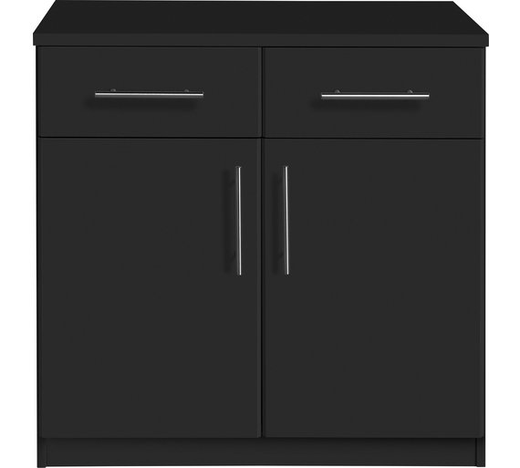 Buy HOME Anderson 2 Door 2 Drawer Sideboard Black at Argos.co.uk