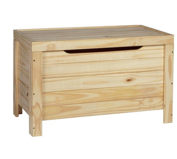 Buy HOME Wooden Storage Box Unfinished Pine at Argos.co.uk Your