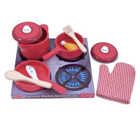Buy Melissa and Doug Wooden Kitchen Accessory Set at Argos.co.uk Your