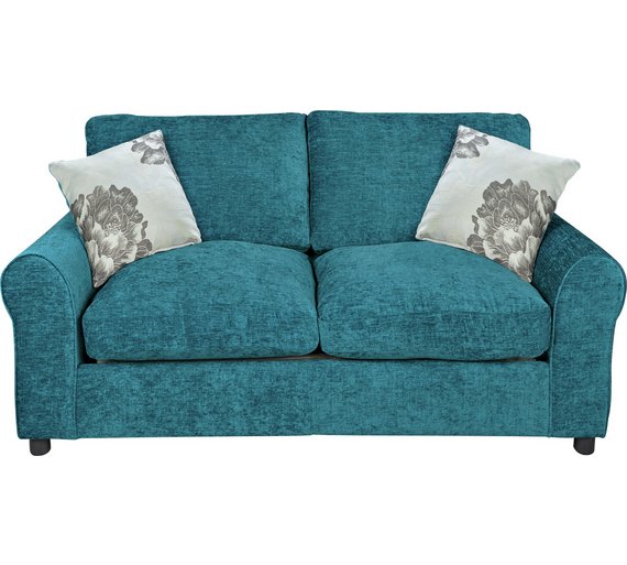 Buy HOME Tessa 2 Seater Fabric Sofa Bed Teal at Argos.co.uk Your