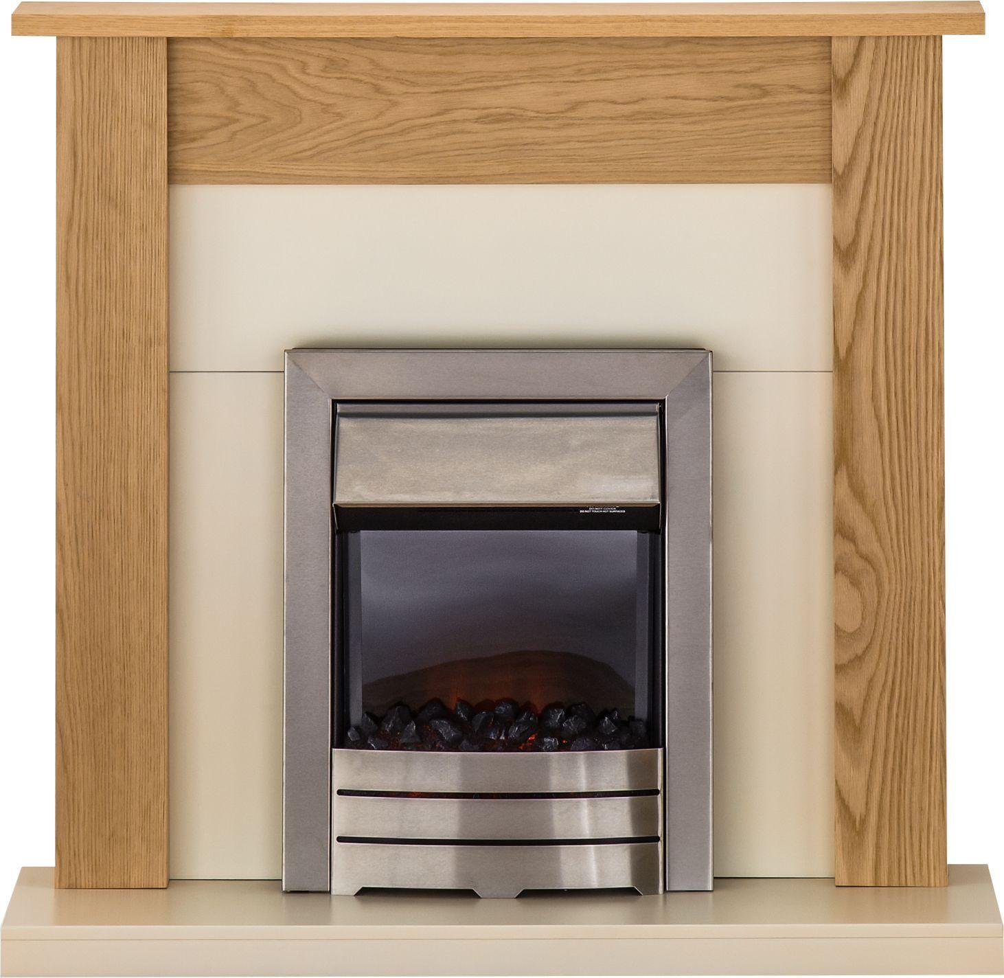 Adam - Southwold 2kW - Electric Fireplace Suite - Oak & Ivory Review