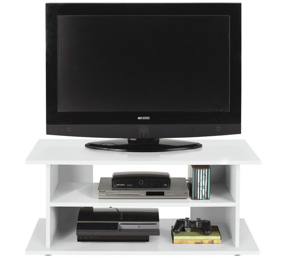 Buy HOME Large TV Unit White at Argos.co.uk Your Online Shop for