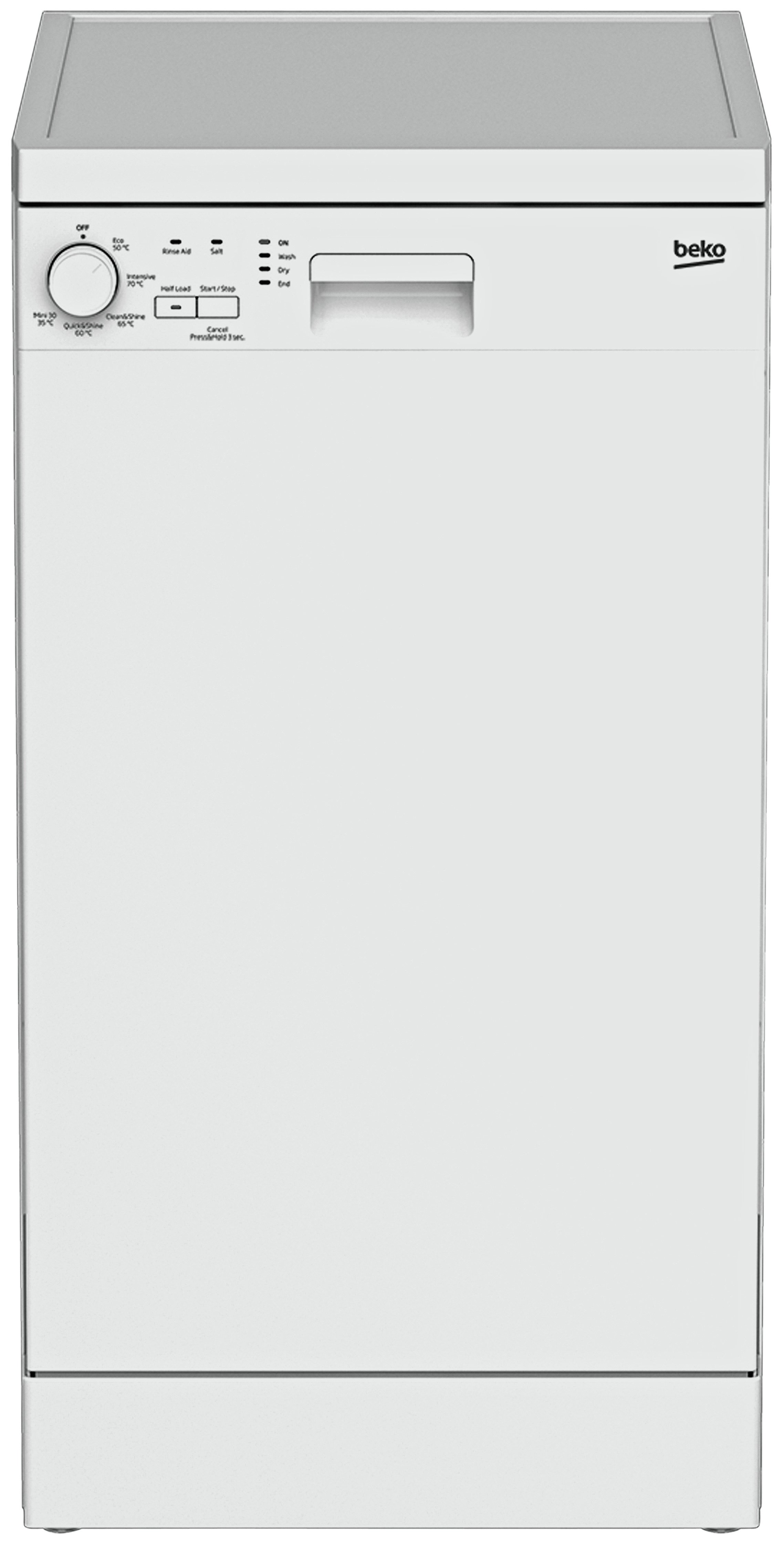 Review of Beko DFS05010W Slimline Dishwasher